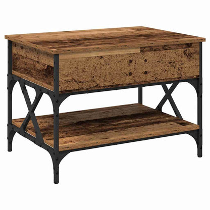 vidaXL Couchtisch Altholz 70x50x50cm Holzwerkstoff
