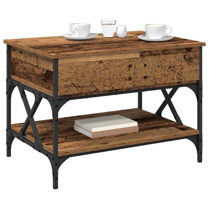 vidaXL Couchtisch Altholz 70x50x50cm Holzwerkstoff