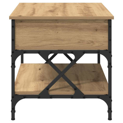 vidaXL Couchtisch Artisan-Eiche 70x50x50cm Holzwerkstoff
