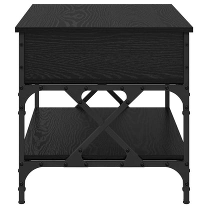 Couchtisch Schwarz Eichen-Optik 70x50x50cm Holzwerkstoff