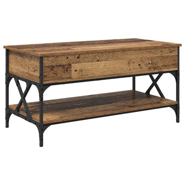 vidaXL Couchtisch Altholz 100 x 50 x 50 cm Holzwerkstoff