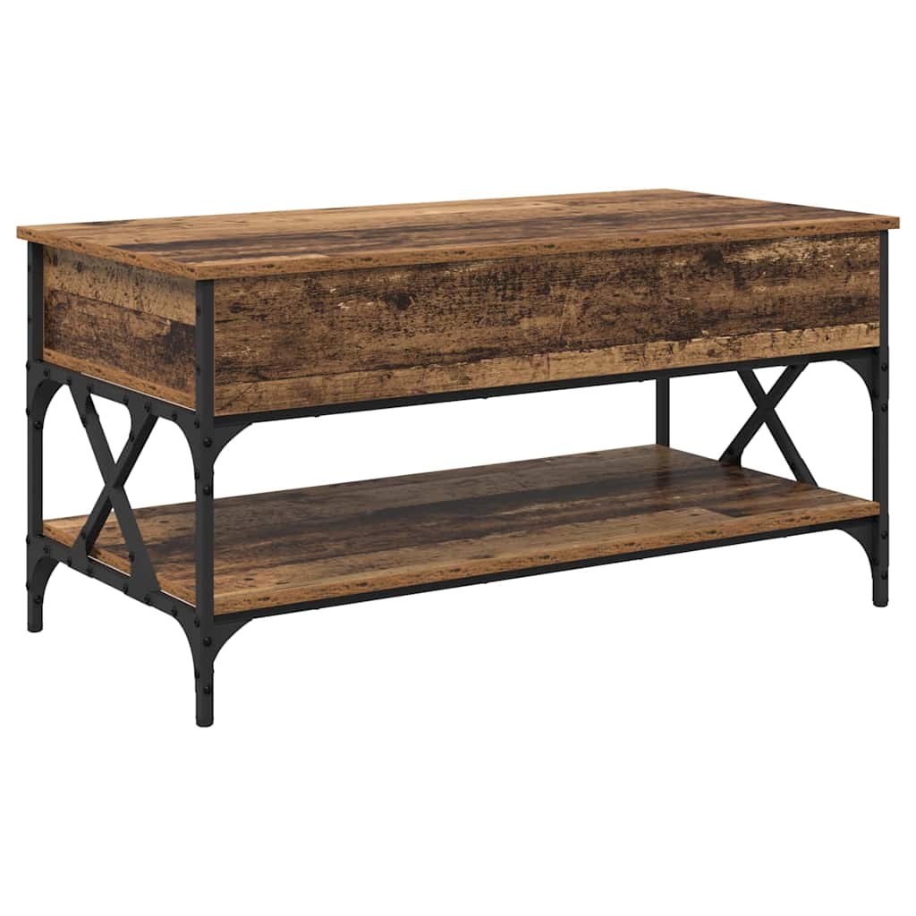 vidaXL Couchtisch Altholz 100 x 50 x 50 cm Holzwerkstoff