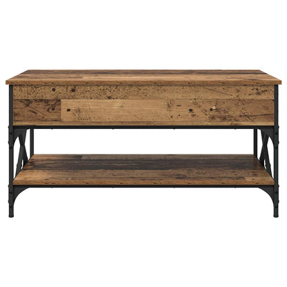 vidaXL Couchtisch Altholz 100 x 50 x 50 cm Holzwerkstoff