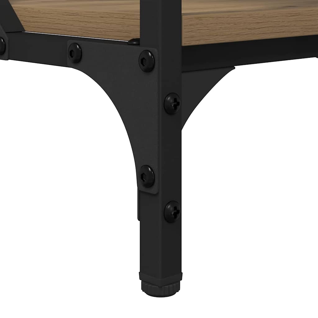 vidaXL Couchtisch Artisan-Eiche 100 x 50 x 50 cm Holzwerkstoff