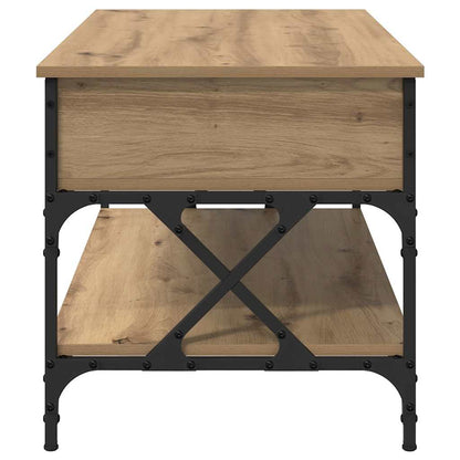 vidaXL Couchtisch Artisan-Eiche 100 x 50 x 50 cm Holzwerkstoff