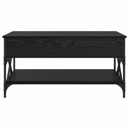 vidaXL Couchtisch Schwarz Eichen-Optik 100 x 50 x 50 cm Holzwerkstoff
