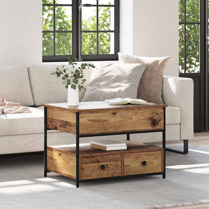 vidaXL Couchtisch Altholz 70 x 50 x 54,5 cm Holzwerkstoff