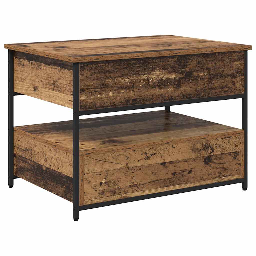 vidaXL Couchtisch Altholz 70 x 50 x 54,5 cm Holzwerkstoff