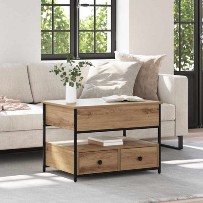 vidaXL Couchtisch Artisan-Eiche 70 x 50 x 54,5 cm Holzwerkstoff
