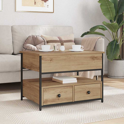 vidaXL Couchtisch Artisan-Eiche 70 x 50 x 54,5 cm Holzwerkstoff