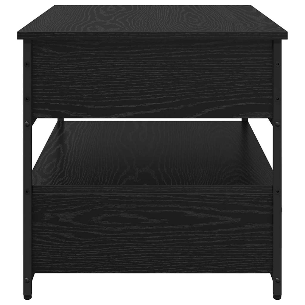 Couchtisch Schwarz Eichen-Optik 70 x 50 x 54,5 cm Holzwerkstoff