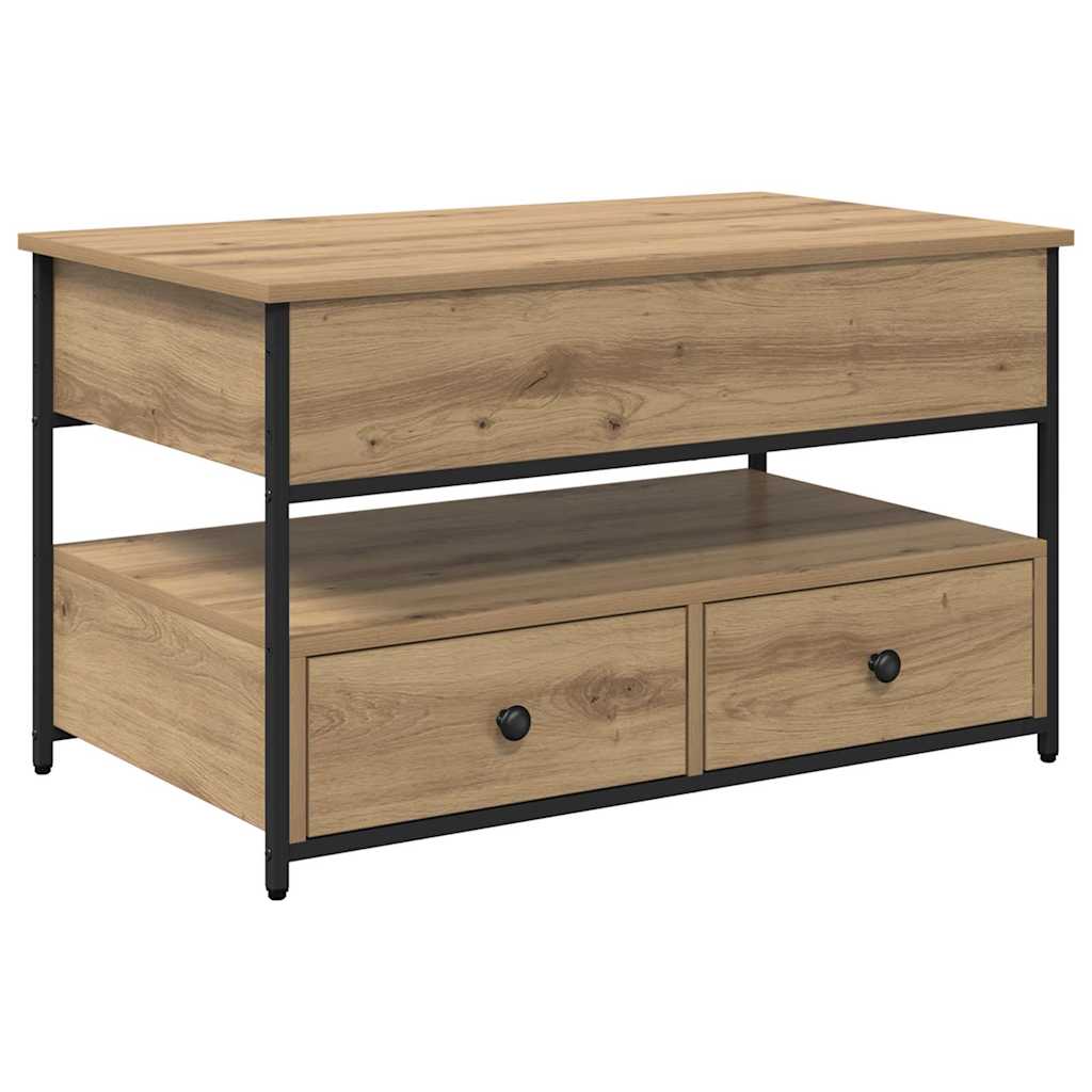 vidaXL Couchtisch Artisan-Eiche 85 x 50 x 50 cm Holzwerkstoff