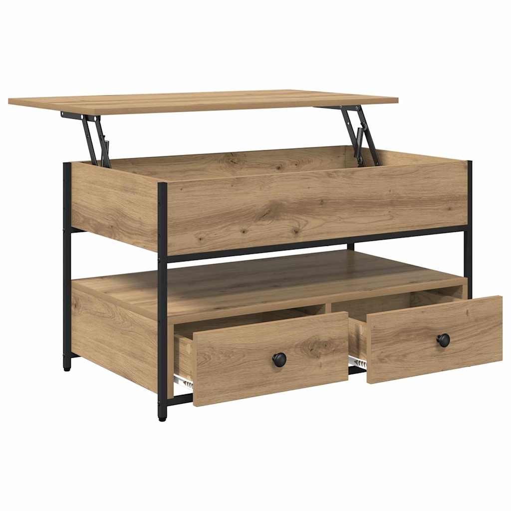 vidaXL Couchtisch Artisan-Eiche 85 x 50 x 50 cm Holzwerkstoff