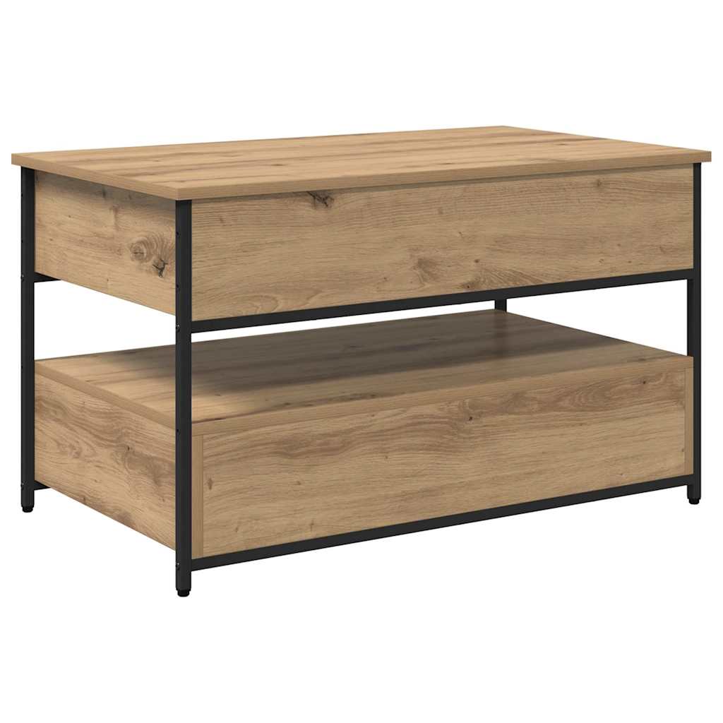 vidaXL Couchtisch Artisan-Eiche 85 x 50 x 50 cm Holzwerkstoff