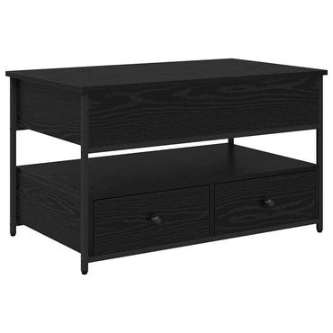 vidaXL Couchtisch Schwarz Eichen-Optik 85 x 50 x 50 cm Holzwerkstoff