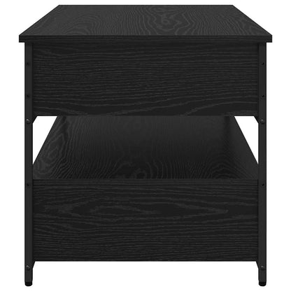 Couchtisch Schwarz Eichen-Optik 85 x 50 x 50 cm Holzwerkstoff