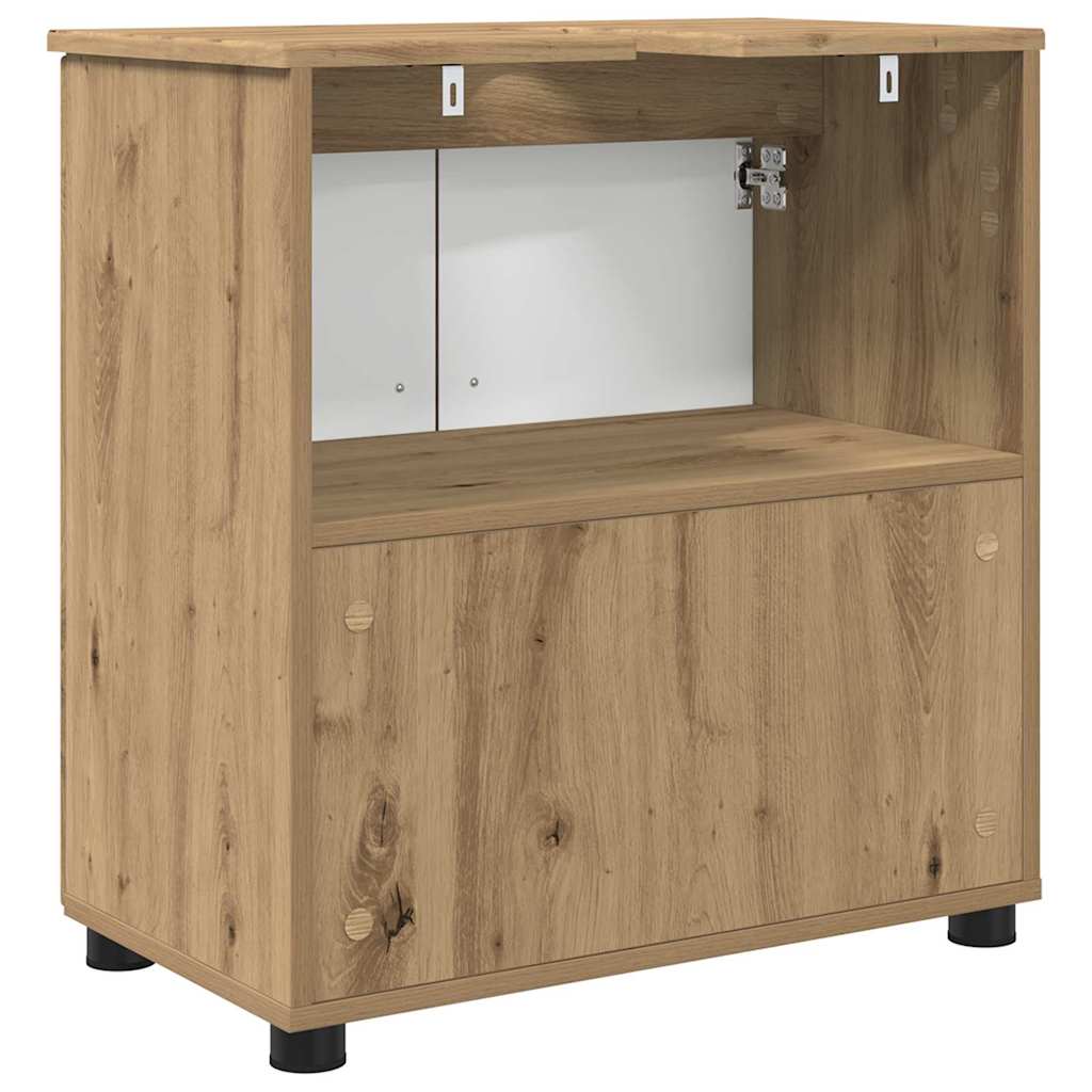Badezimmerschrank mit Speicher Artisan-Eiche 61 x 35 x 64 cm