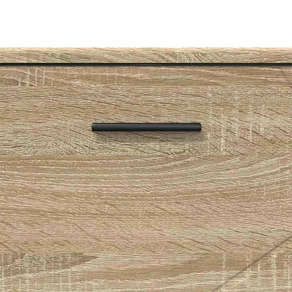 vidaXL Badezimmerschrank mit Schubladen Sonoma-Eiche 76,5 x 35 x 64 cm