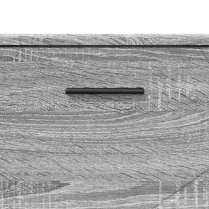 vidaXL Badezimmerschrank mit Speicher Graues Sonoma 76,5 x 35 x 64 cm