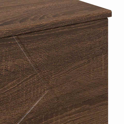 vidaXL Badezimmerschrank mit Tür Braun Eichen-Optik 76,5 x 35 x 64 cm