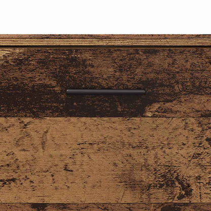 Badezimmerschrank mit Schubladen Altholz 76,5 x 35 x 64 cm