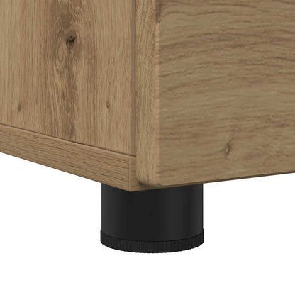 vidaXL Badezimmerschrank mit Speicher Artisan-Eiche 76,5 x 35 x 64 cm