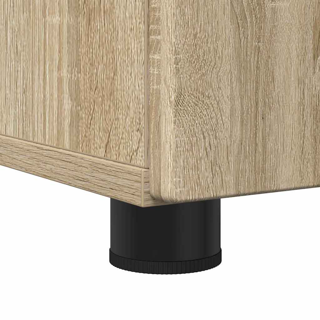 vidaXL Badezimmerschrank mit Speicher Sonoma-Eiche 60 x 35 x 80 cm