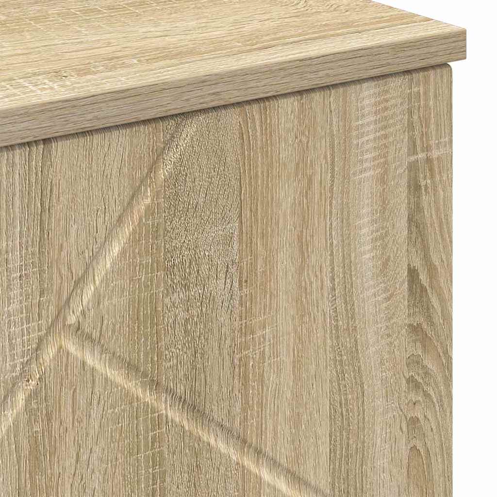 vidaXL Badezimmerschrank mit Speicher Sonoma-Eiche 60 x 35 x 80 cm