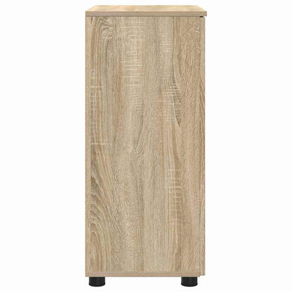 vidaXL Badezimmerschrank mit Speicher Sonoma-Eiche 60 x 35 x 80 cm