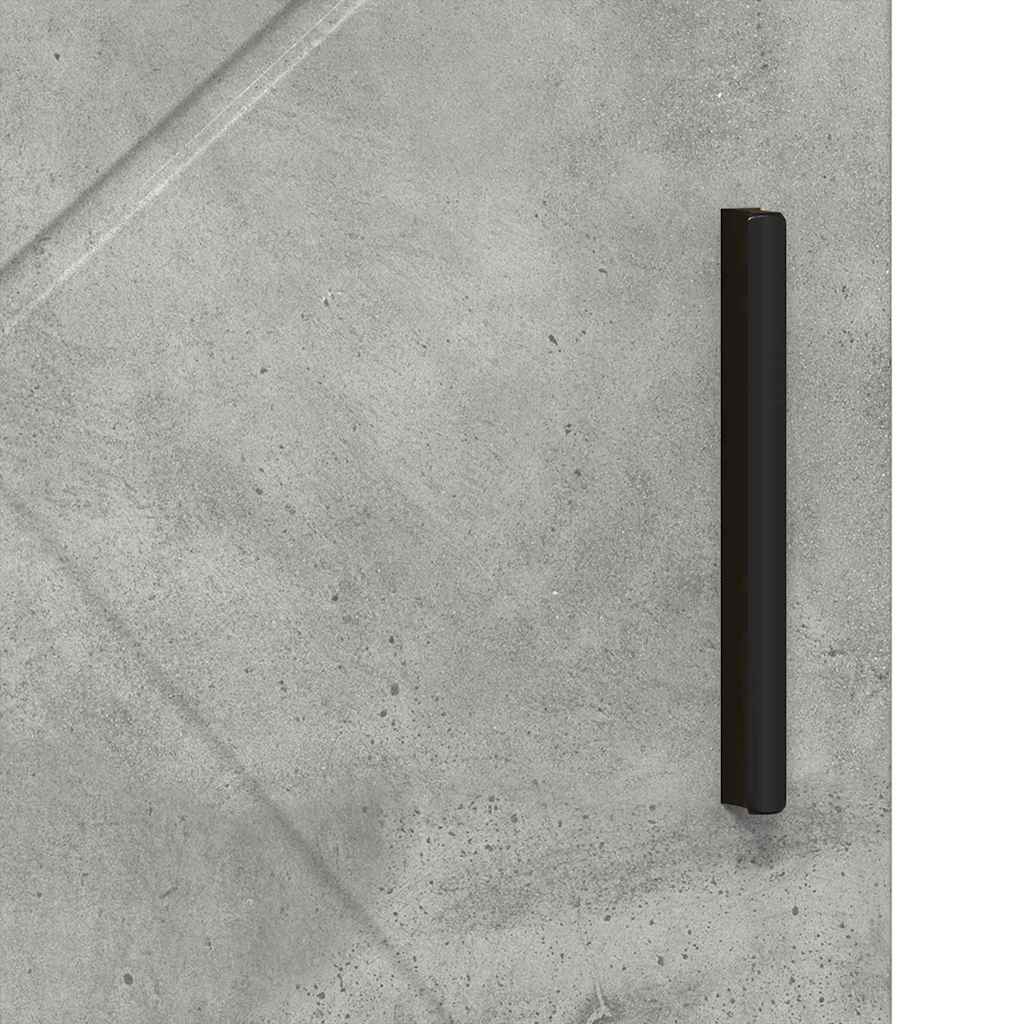 Badezimmerschrank mit Speicher Beton Grau 60 x 35 x 80 cm