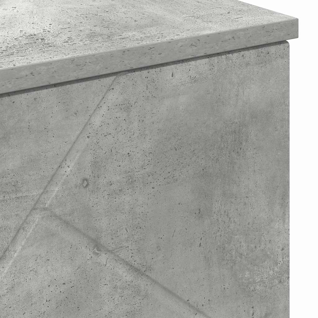 Badezimmerschrank mit Speicher Beton Grau 60 x 35 x 80 cm