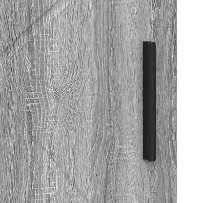 vidaXL Badezimmerschrank mit Speicher Graues Sonoma 60 x 35 x 80 cm