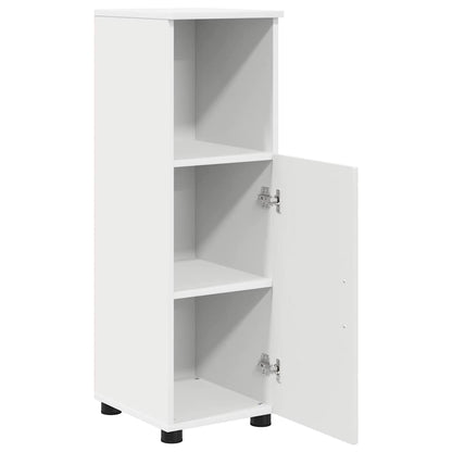vidaXL Badezimmerschrank Weiß 30 x 35 x 95 cm Holzwerkstoff & Metall