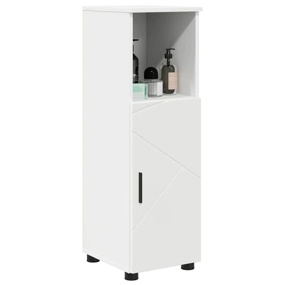 vidaXL Badezimmerschrank Weiß 30 x 35 x 95 cm Holzwerkstoff & Metall