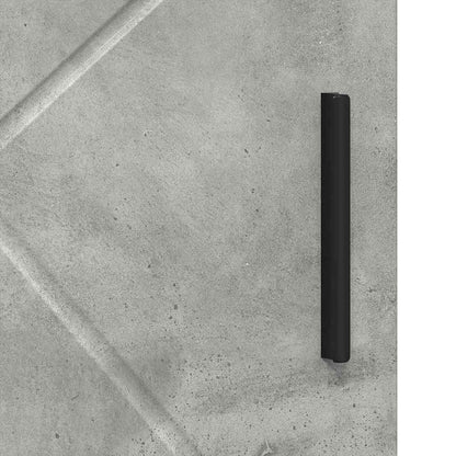 vidaXL Badezimmerschrank mit Speicher Beton Grau 30 x 35 x 95 cm