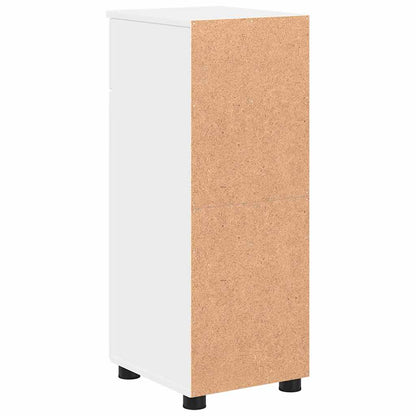 vidaXL Badezimmerschrank Weiß 30 x 35 x 80 cm Holzwerkstoff & Metall