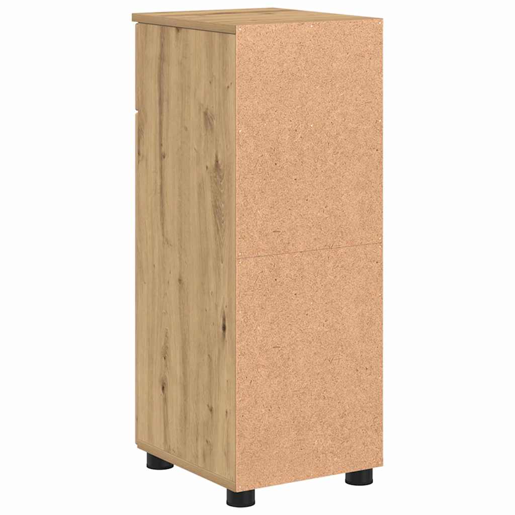 vidaXL Badezimmerschrank mit Schubladen Artisan-Eiche 30 x 35 x 80 cm