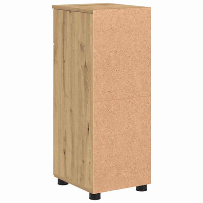 vidaXL Badezimmerschrank mit Schubladen Artisan-Eiche 30 x 35 x 80 cm