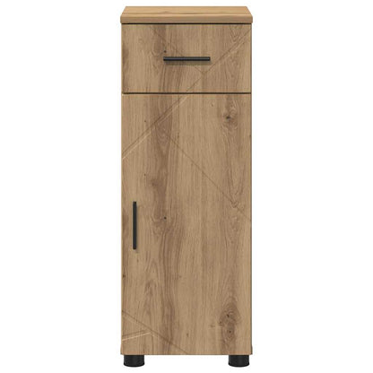 vidaXL Badezimmerschrank mit Schubladen Artisan-Eiche 30 x 35 x 80 cm