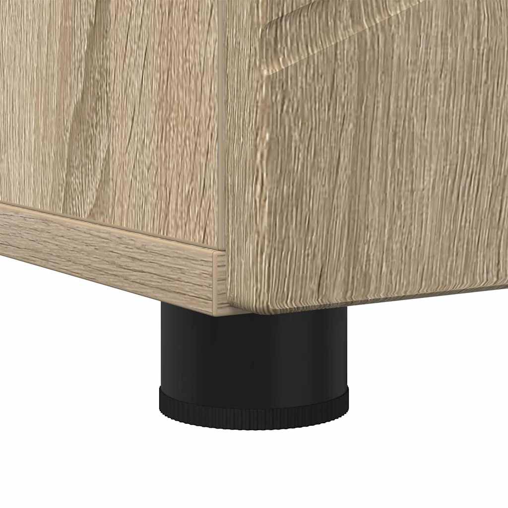 vidaXL Badezimmerschrank mit Speicher Sonoma-Eiche 30 x 35 x 192 cm