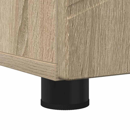 vidaXL Badezimmerschrank mit Speicher Sonoma-Eiche 30 x 35 x 192 cm