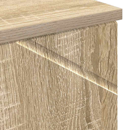 vidaXL Badezimmerschrank mit Speicher Sonoma-Eiche 30 x 35 x 192 cm