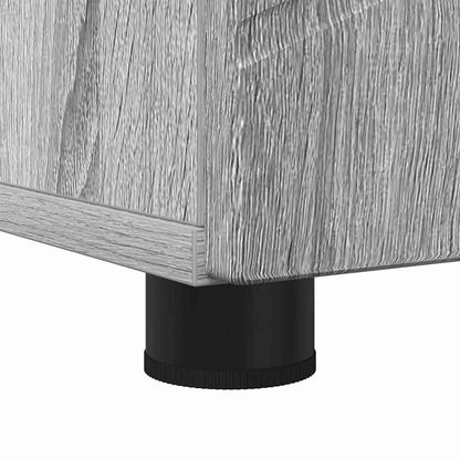 vidaXL Badezimmerschrank mit Speicher Graues Sonoma 30 x 35 x 192 cm