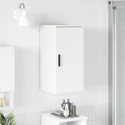 vidaXL Badezimmerschrank Weiß 30 x 31,5 x 61 cm Holzwerkstoff & Metall