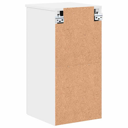 vidaXL Badezimmerschrank Weiß 30 x 31,5 x 61 cm Holzwerkstoff & Metall