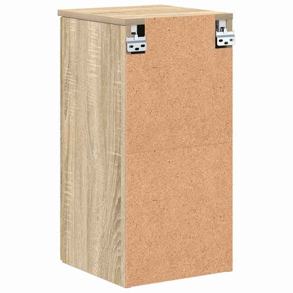 vidaXL Badezimmerschrank Wandmontiert Sonoma-Eiche 30 x 31,5 x 61 cm