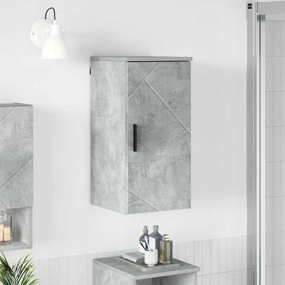 vidaXL Badezimmerschrank Wandmontiert Beton Grau 30 x 31,5 x 61 cm