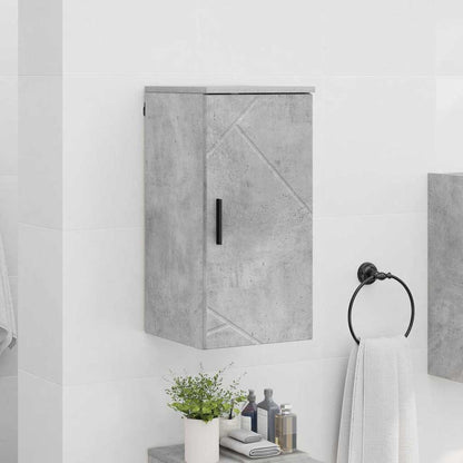 vidaXL Badezimmerschrank Wandmontiert Beton Grau 30 x 31,5 x 61 cm