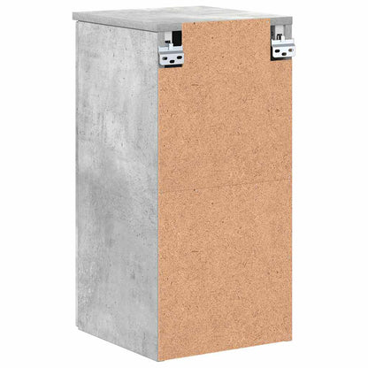 vidaXL Badezimmerschrank Wandmontiert Beton Grau 30 x 31,5 x 61 cm
