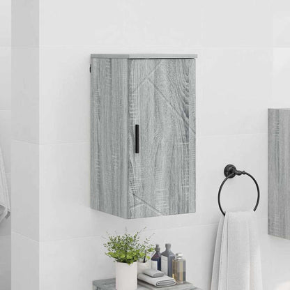 vidaXL Badezimmerschrank Wandmontiert Graues Sonoma 30 x 31,5 x 61 cm
